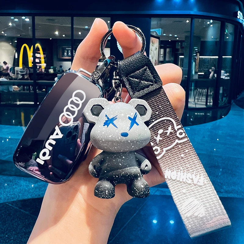 奥迪q3钥匙套q2l折叠a3车a4l壳tt扣24款2024男女可爱q4etron专用