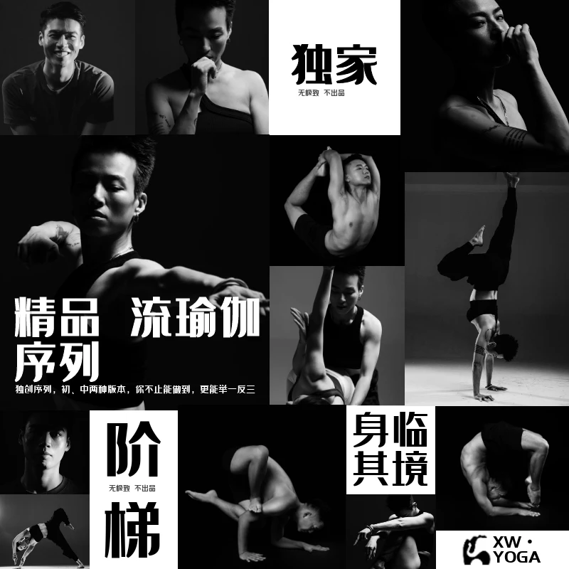 初、中级流瑜伽跟练课（50节）