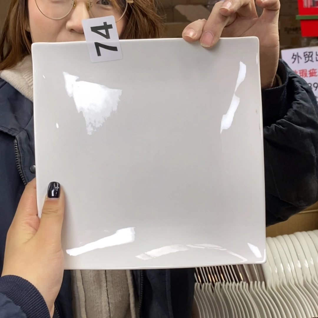 【闪购商品】外贸尾单微工厂纯白色八英寸一只装