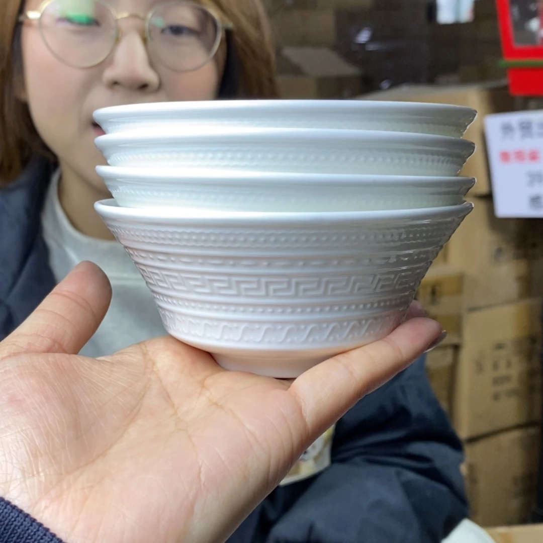 【闪购商品】外贸尾单微工厂浮雕4.5英寸高度5c m四只装