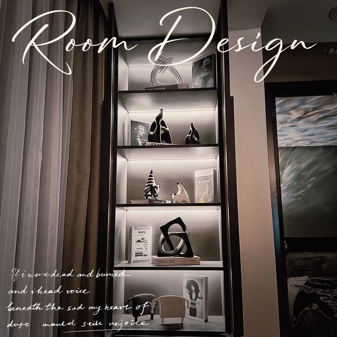 网红同款设计款高端别墅酒柜摆件电视柜装饰品售楼部客厅创意软装