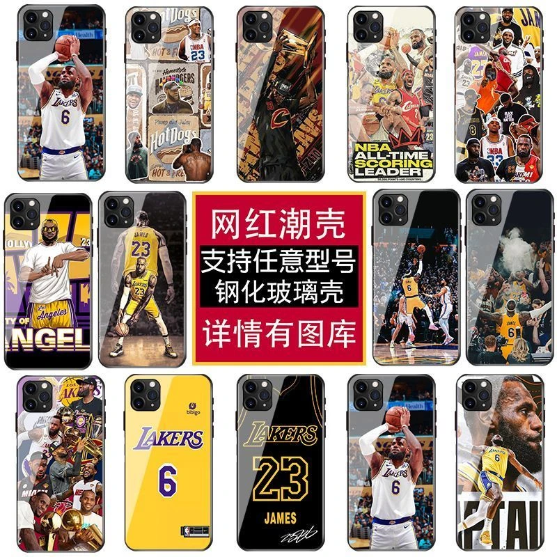 NBA詹姆斯手机壳VIVO iQOO11/s16/X90玻璃NEO7se/Z6X/Y77/Y35/76S