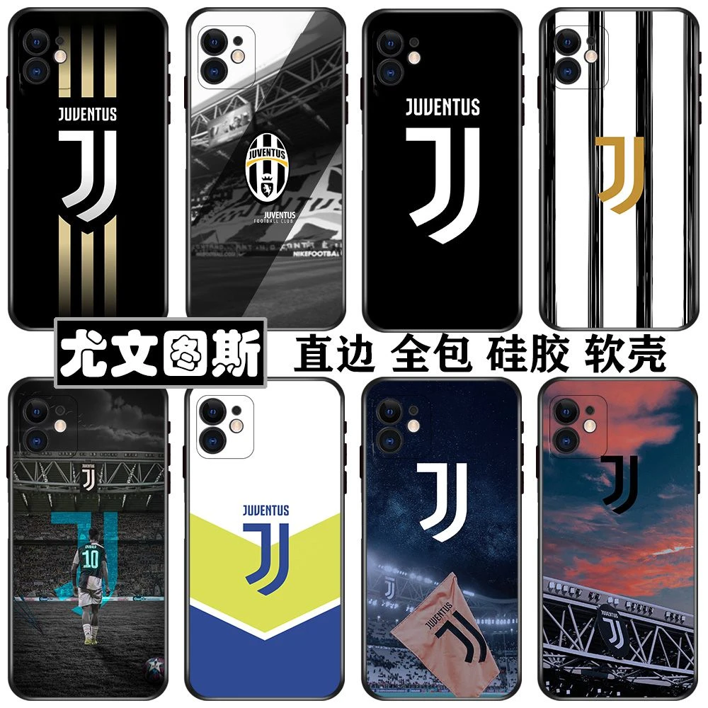尤文图斯手机壳iPhone 14pro/13/12苹果11硅胶XS MAX/XR防摔全包