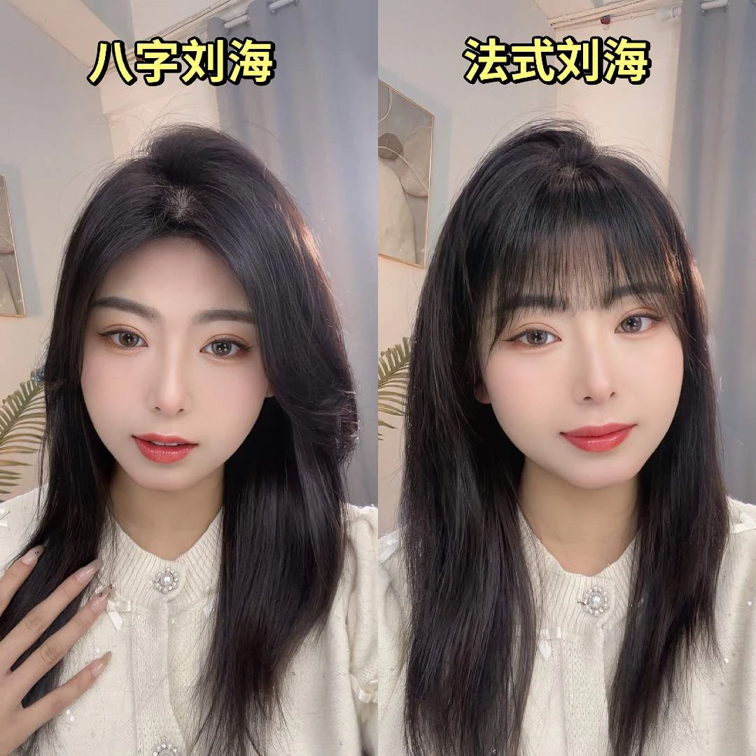 12*8双递针纯手织真人发丝头轻薄透气头顶遮白发假发补发片女款10