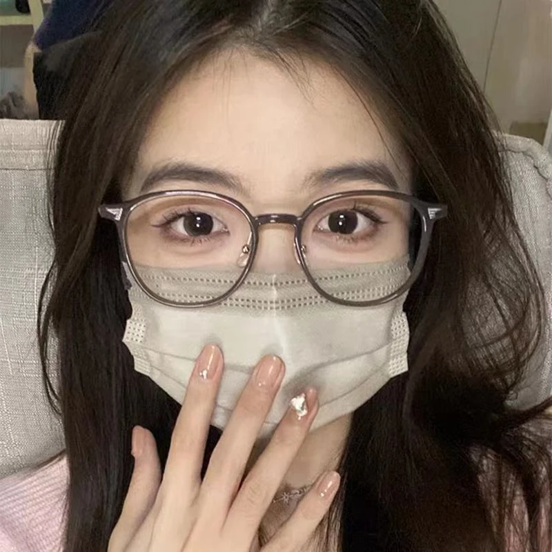 防蓝光近视眼镜女可配度数素颜神器高颜值眼镜框架ins显瘦显脸小