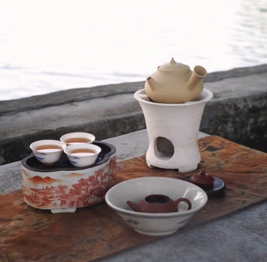 逸風白泥砂铫壶潮汕工夫茶具陶瓷手工陶艺壶急须倾侧文人茶器