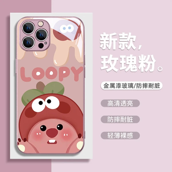 适用于苹果/华为/小米/OPPO/VIVO网红可爱日韩loopy小海狸手机壳