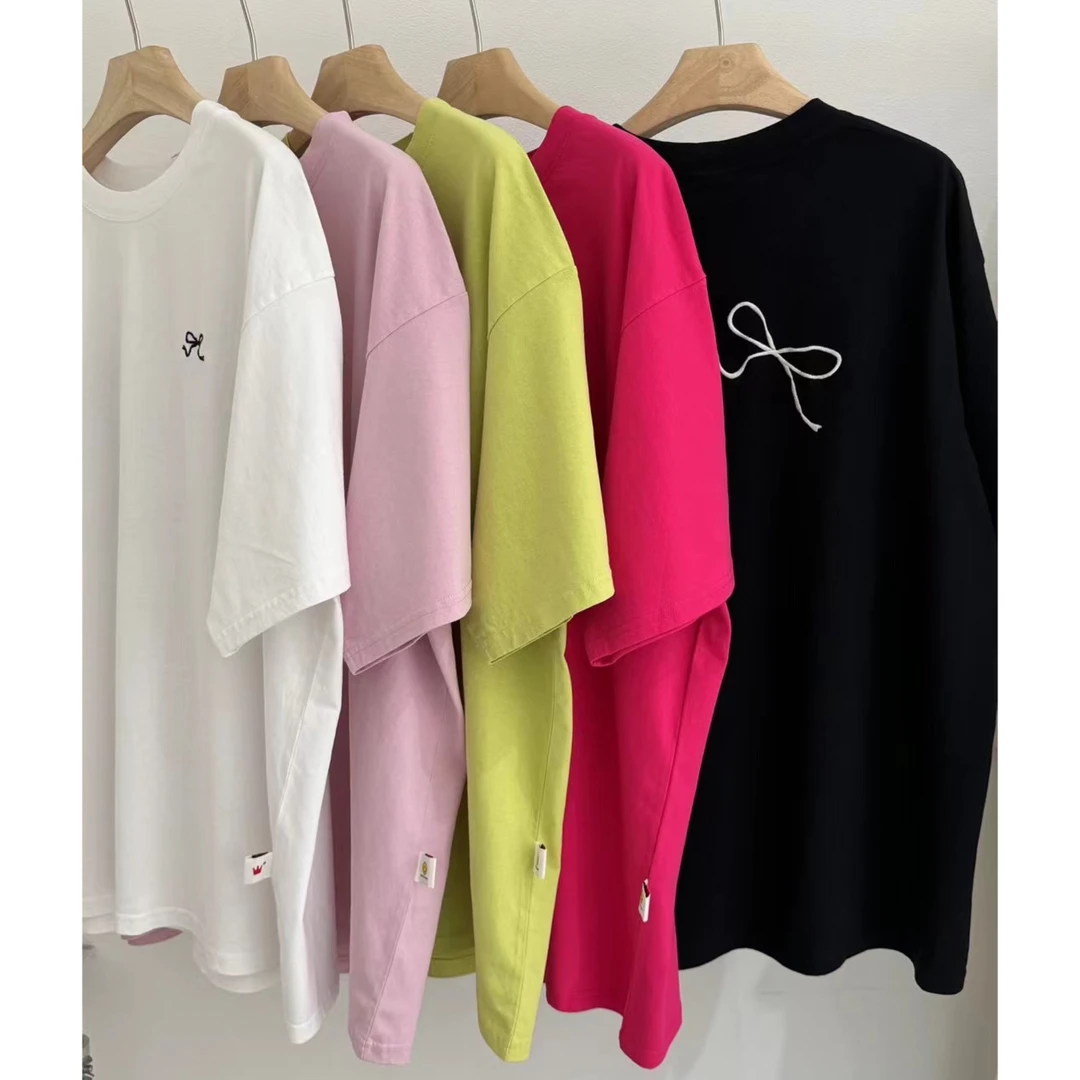 【编号300-399】皇冠韩版大版女装宽松T恤休闲卡通印花中长短袖百搭