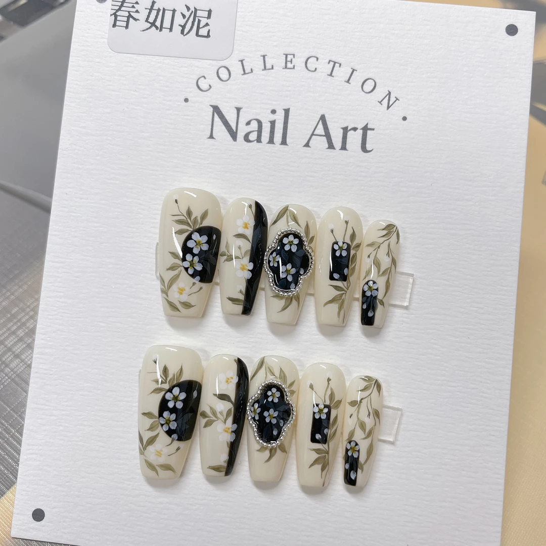 【春如泥】纯手工穿戴甲/10片装