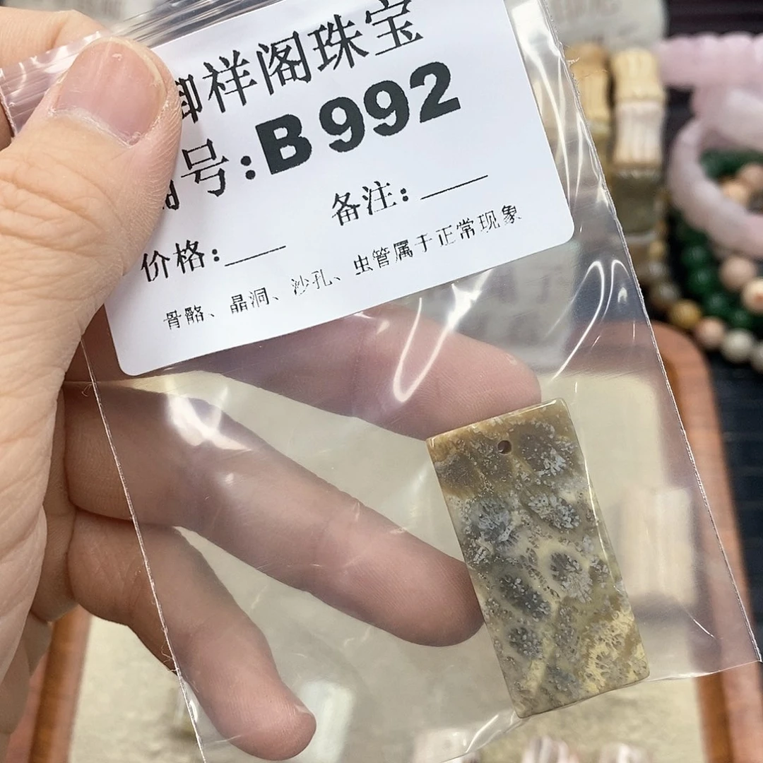 硅化珊瑚（珊瑚玉）B未镶嵌用****1