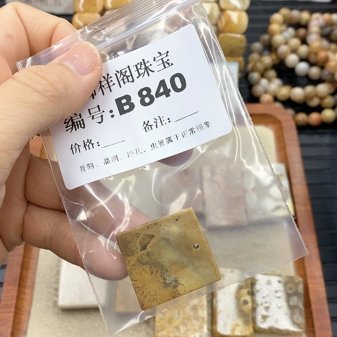 硅化珊瑚（珊瑚玉）B未镶嵌找****-