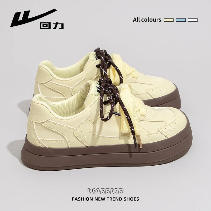 回力帆布鞋女厚底休闲板鞋2025新款春季潮鞋小众学生百搭低帮秋季