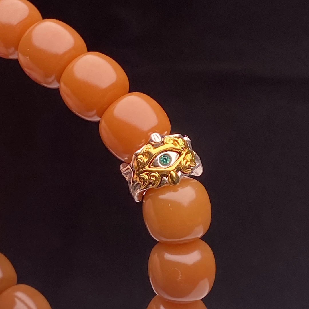 银色卡环925 藏式眼配饰金刚星月菩提猴头百香diy藏式配件