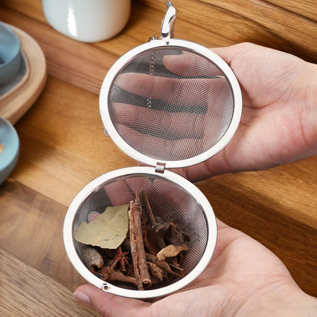 304不锈钢调味球包 茶叶泡茶球汤料包调料盒煲汤调料球味宝卤料球