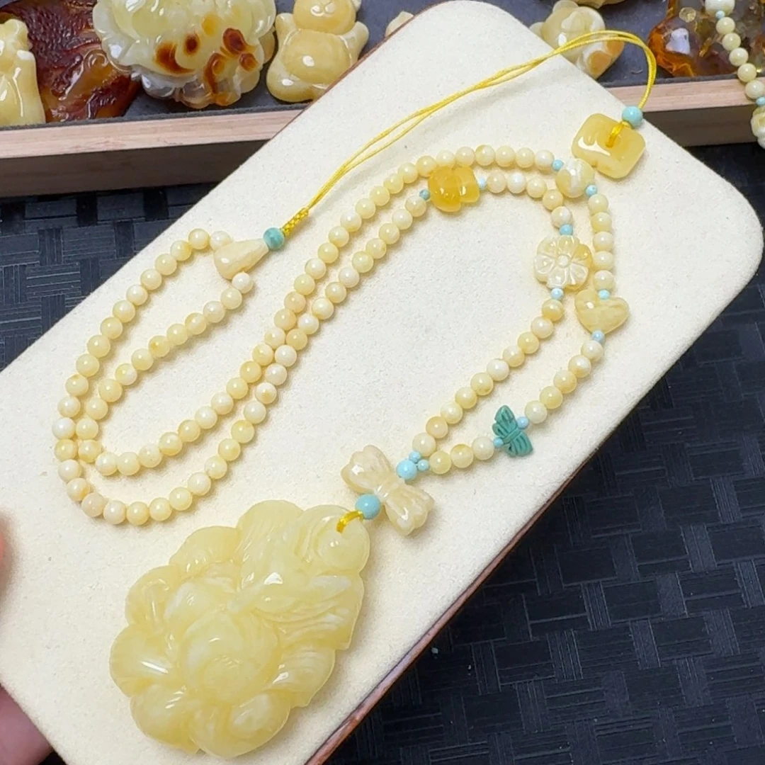 蜜蜡吊坠(不含链)未镶嵌