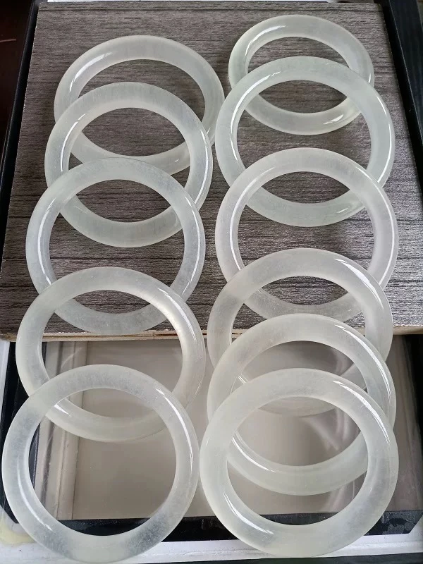 [花有鱼手作]石英岩玉冰料玉石（多样性发其中一件）