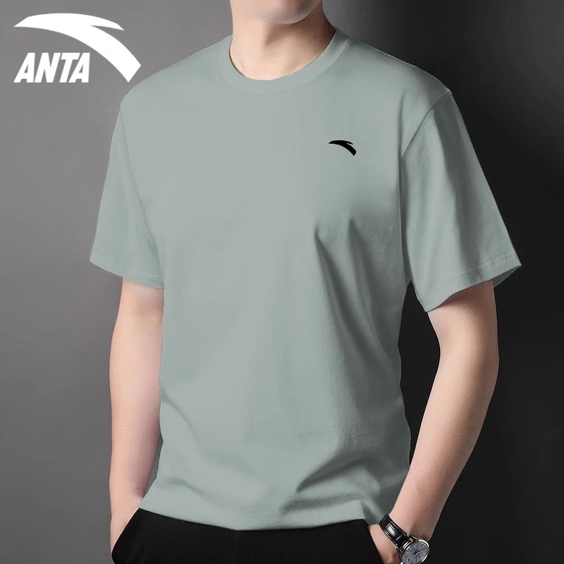 安踏冰丝短袖男夏季速干衣正品新款t恤运动半袖上衣男装952527139