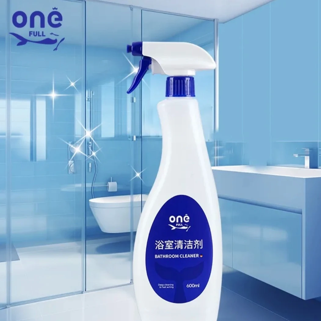 ONEFULL浴室玻璃水垢清洁剂淋浴房瓷砖浴缸清洗水龙头去水渍神器