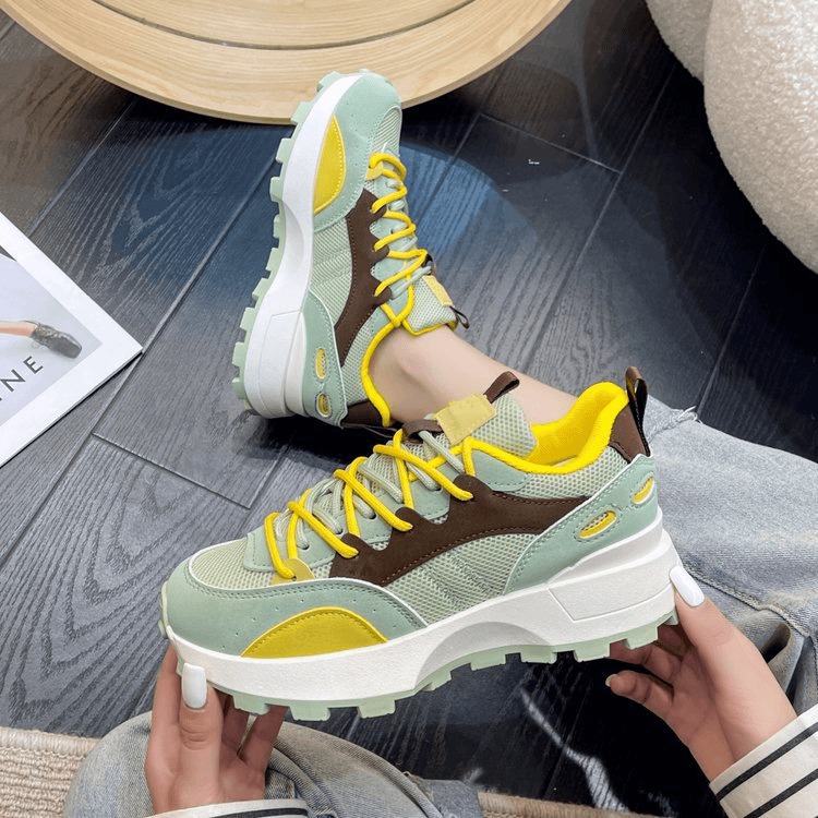 回力潮品女鞋春夏新款磨砂皮阿甘鞋女舒适系带运动休闲鞋透气潮流