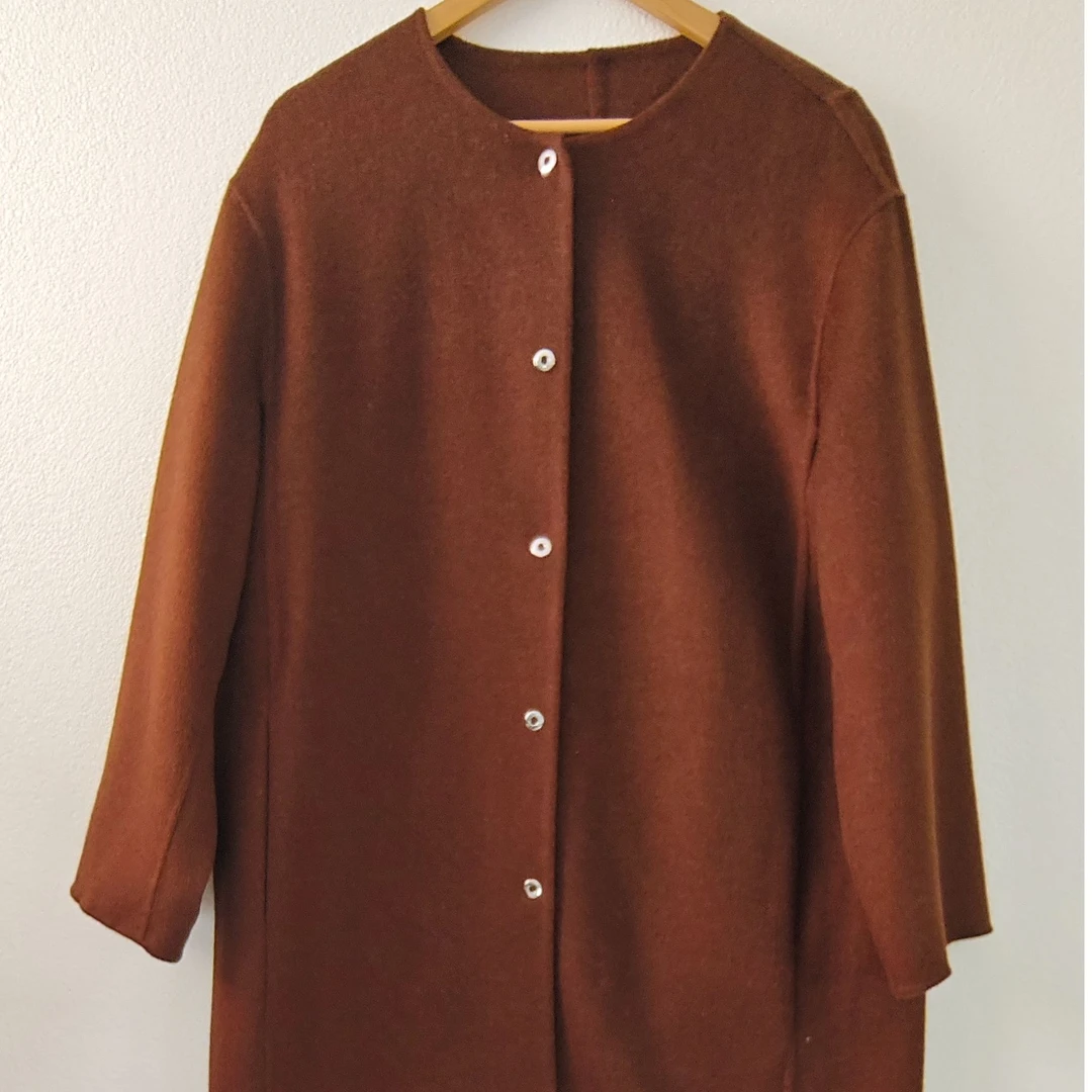 【TINGXUAN】轻奢高定圆领大衣X-0034(M-L)