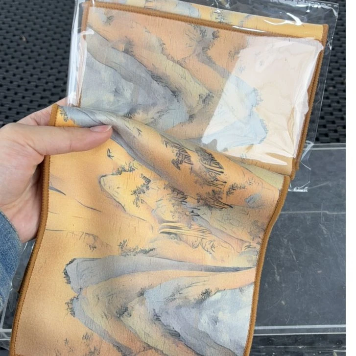 【闪购商品】千里江山麂皮绒茶巾(两条装）