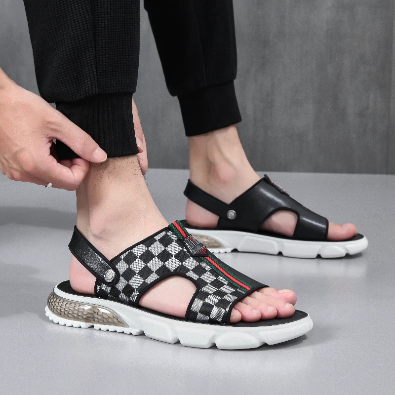 凉鞋男款外穿2024夏季新款潮两用沙滩防臭外出休闲运动凉拖鞋1678