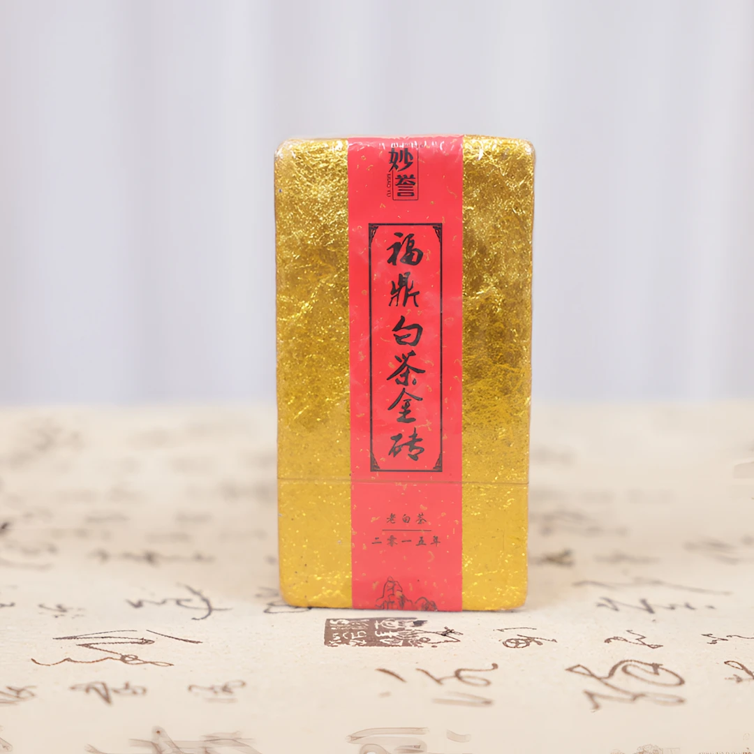 【彦选白茶】2015年妙誉福鼎白茶金砖250g｜香甜顺滑｜枣香药香