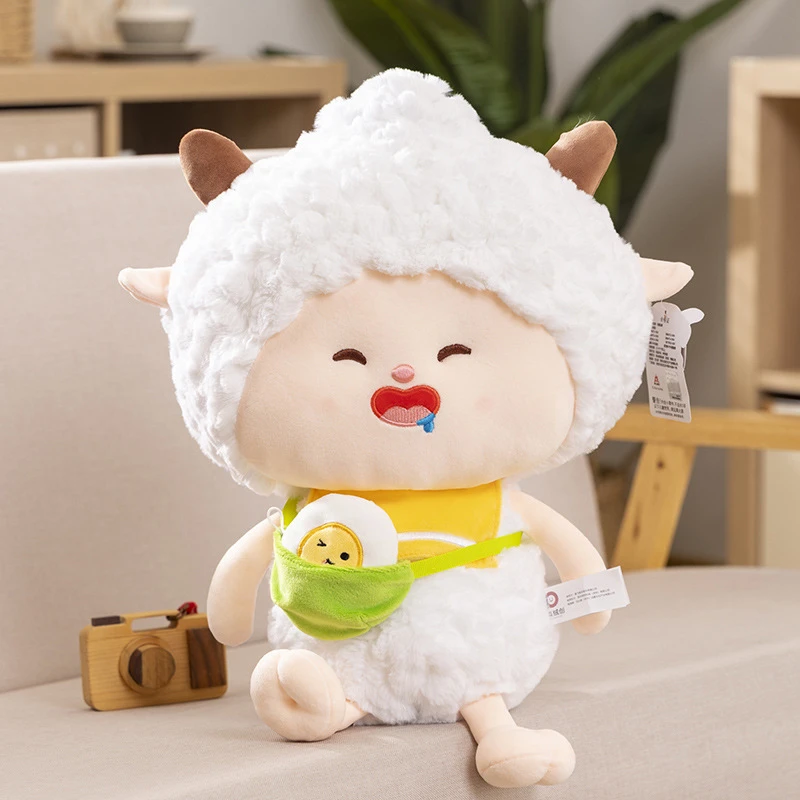 喜羊羊美羊羊毛绒玩具懒羊羊可爱公仔玩偶平替好物儿童布娃娃礼