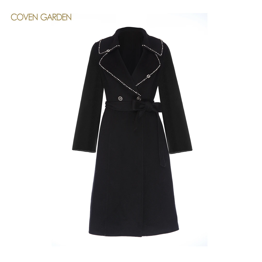 【哥文花园】 灯笼袖毛呢大衣外套 CLA3346190