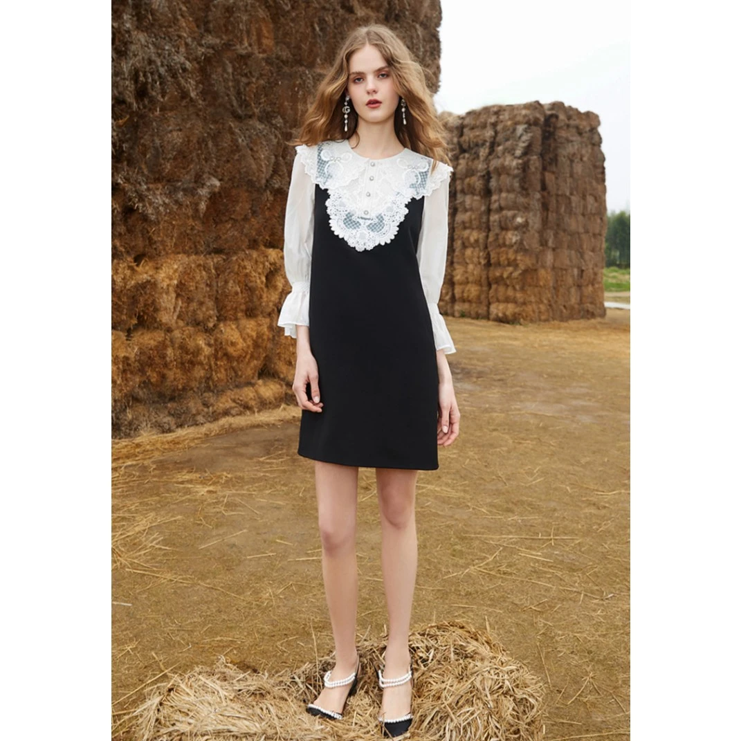 【陈大可】贵族学院风连衣裙CTA3081120 COVEN GARDEN