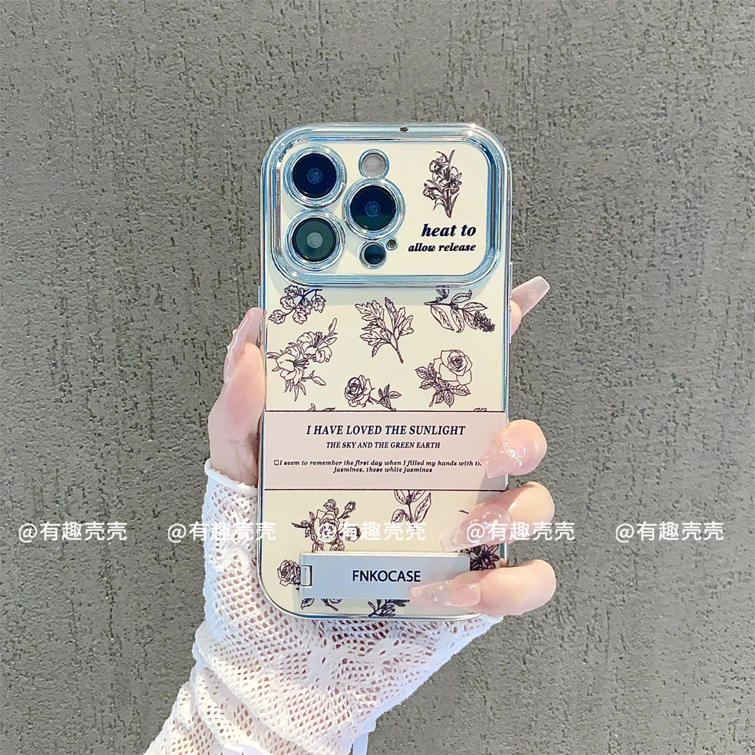 电镀大视窗适用苹果15/iPhone/华为荣耀/oppo/vivo/小米手机壳潮