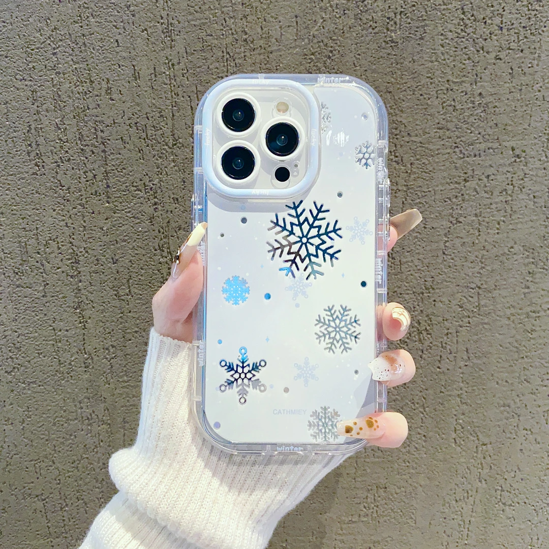 镜面奶油壳适用苹果15/iPhone/华为荣耀/OPPO/VIVO/小米手机壳潮