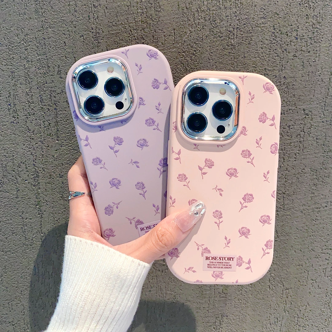 银镜小胖墩适用苹果15/iPhone/华为荣耀手机壳包边防摔个性创意