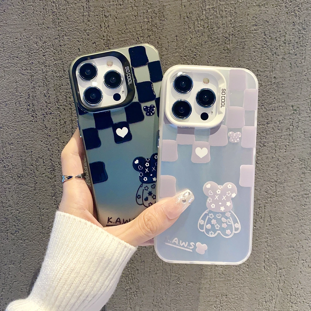 磨砂彩银适用苹果15/iphone/华为荣耀/vivo/oppo/小米手机壳防摔