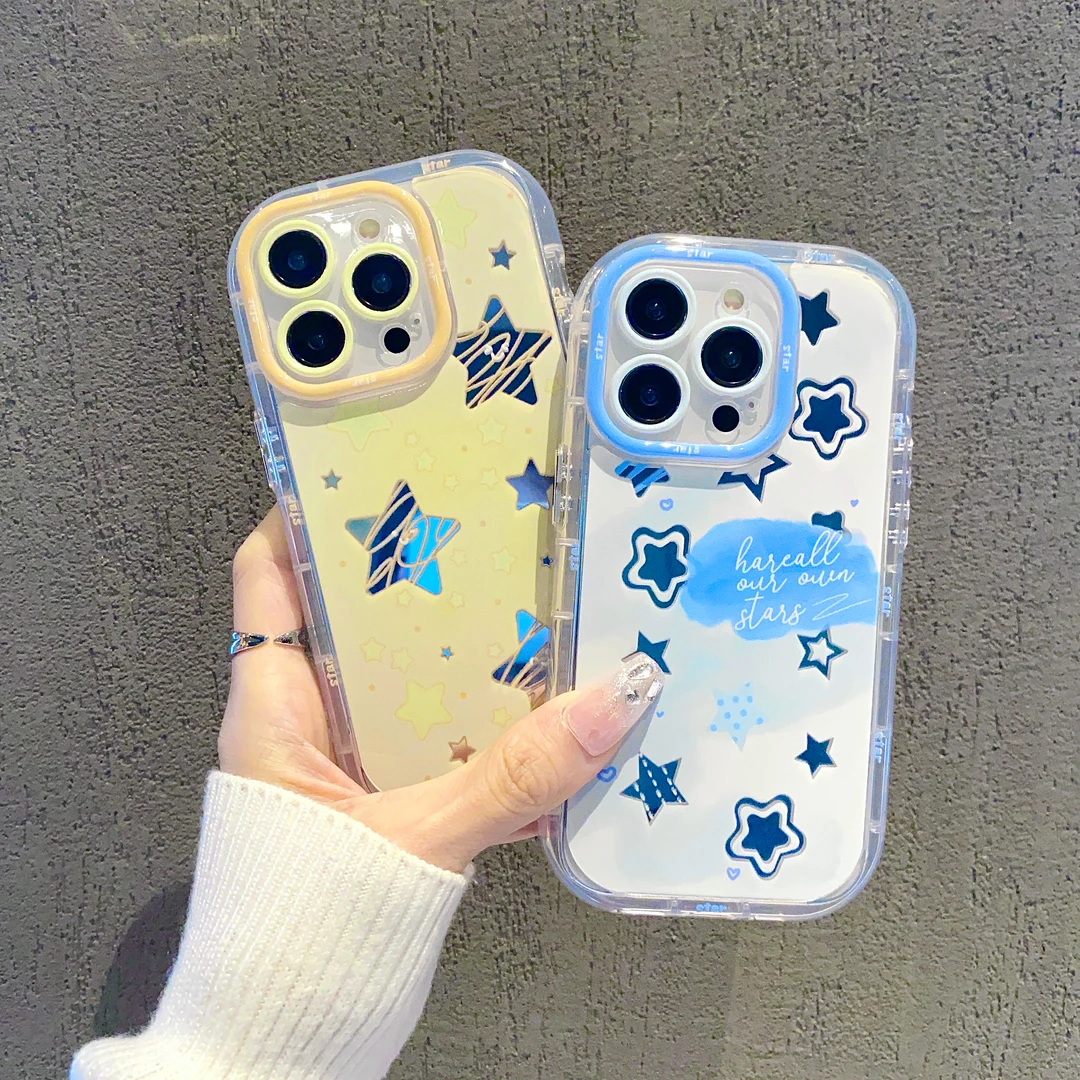 镜面奶油壳适用苹果15/iPhone/华为荣耀/OPPO/VIVO/小米手机壳潮