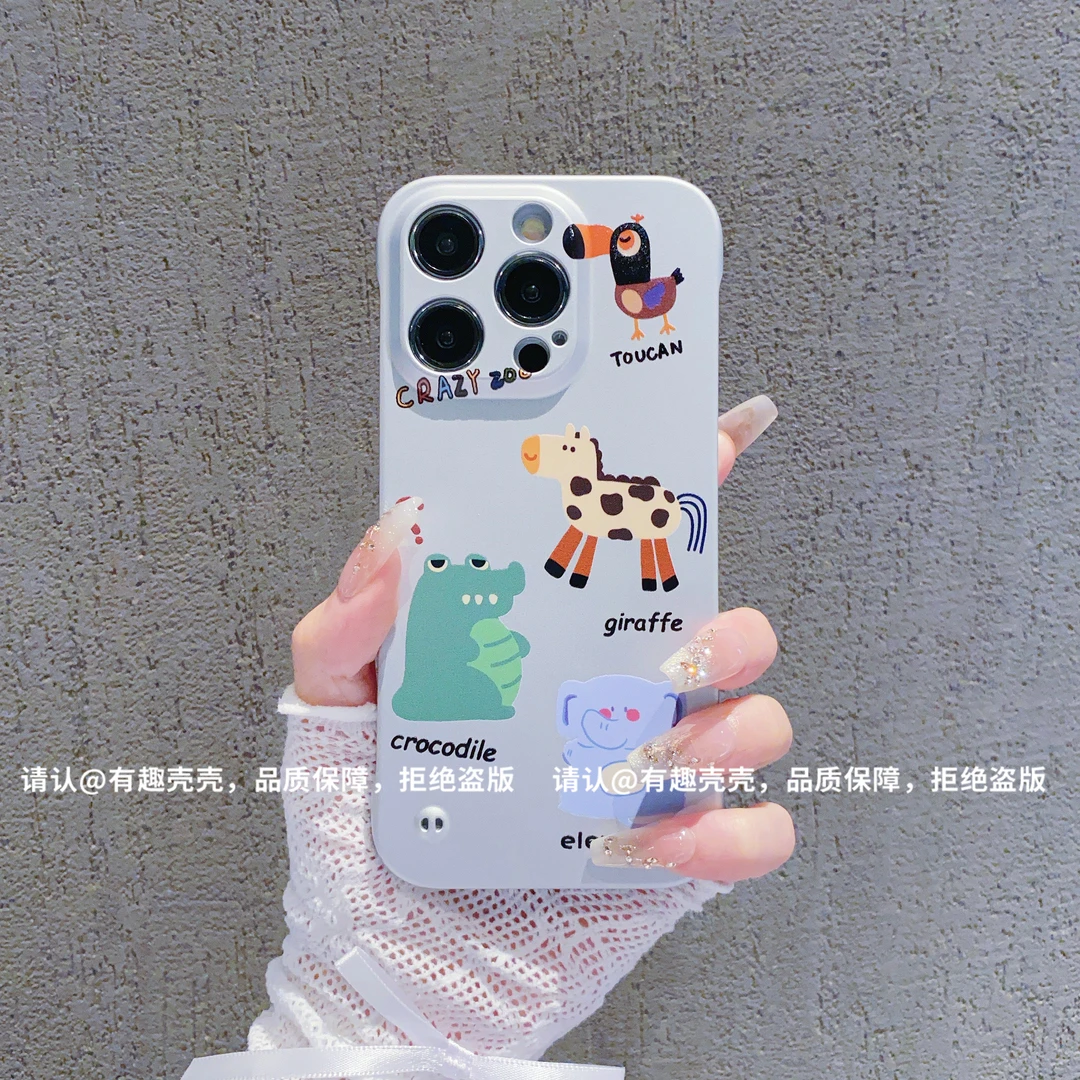 PC无边框适用苹果15/iPhone/华为手机壳14ProMax防摔pura70爆款潮