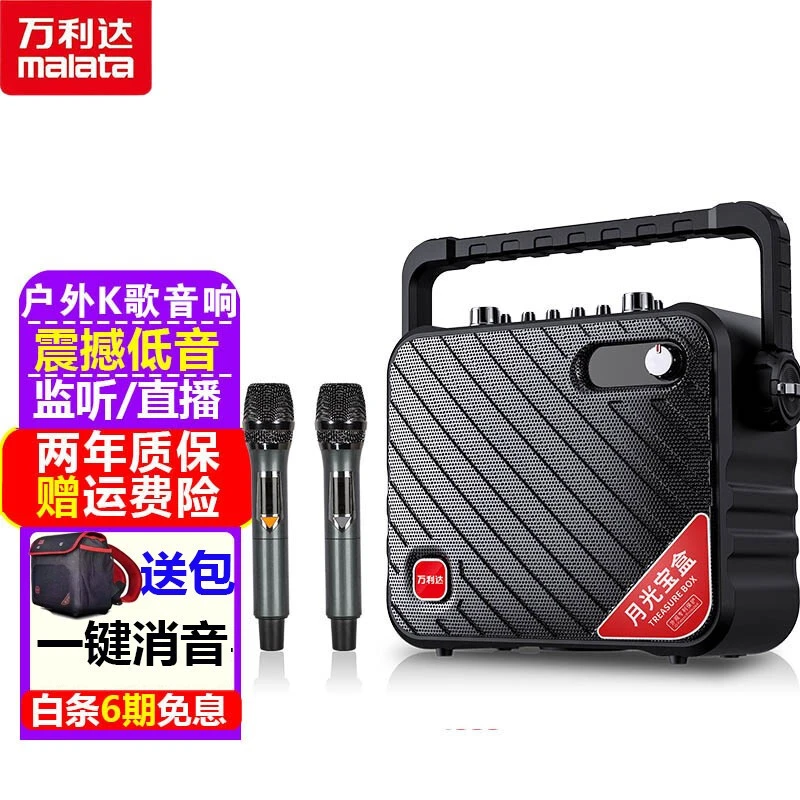 malata/万利达月光宝盒Y8户外广场舞音响唱歌专用声卡直播音箱