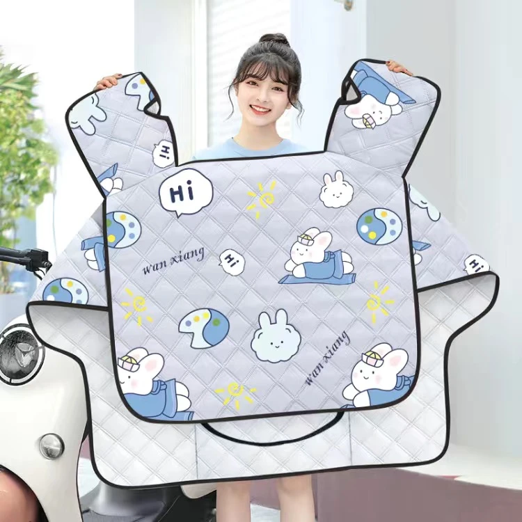 【升级款】电动车挡风被夏天薄款防水防晒电瓶摩托四季通用春秋