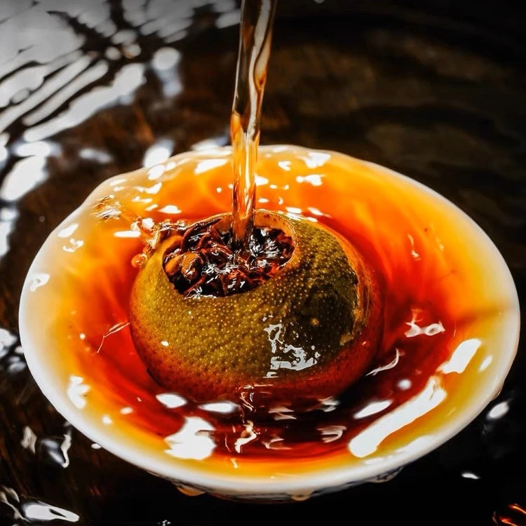 富勋堂梅江小青柑｜2017年正宗新会白标品质柑普洱熟茶120克/罐装