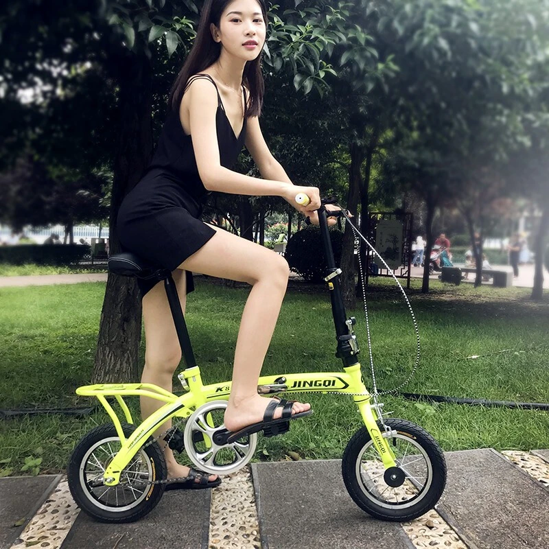 三河马12寸折叠便携成人儿童学生男女小轮自行车脚踏车折叠车经典