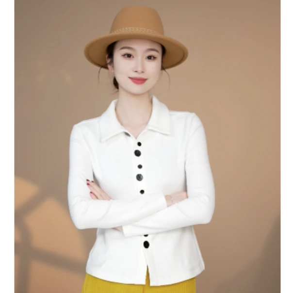 小井定制私服1【伦敦来信加厚】2024冬款女装上衣长袖时尚减龄穿搭