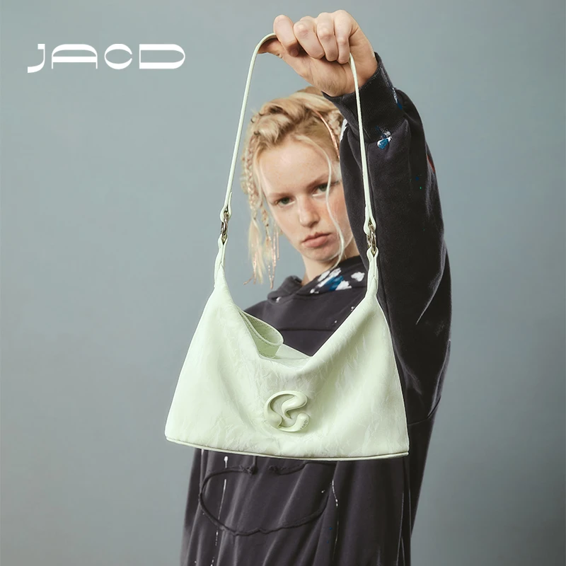 JACD 时髦好物废土包复古风腋下包包托特包高级感单肩斜挎包