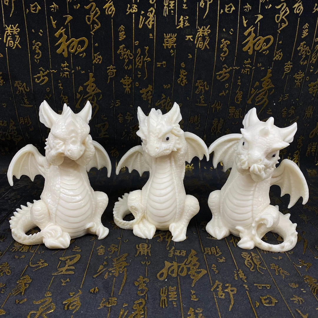 三不龙 尺寸:14/12/9 公分，家居摆件创意礼品