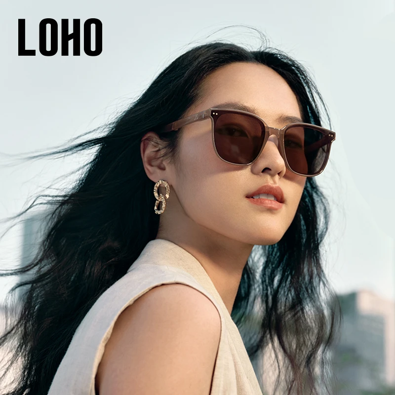 LOHO折叠潮搭墨镜防紫外线简约太阳镜LH013624