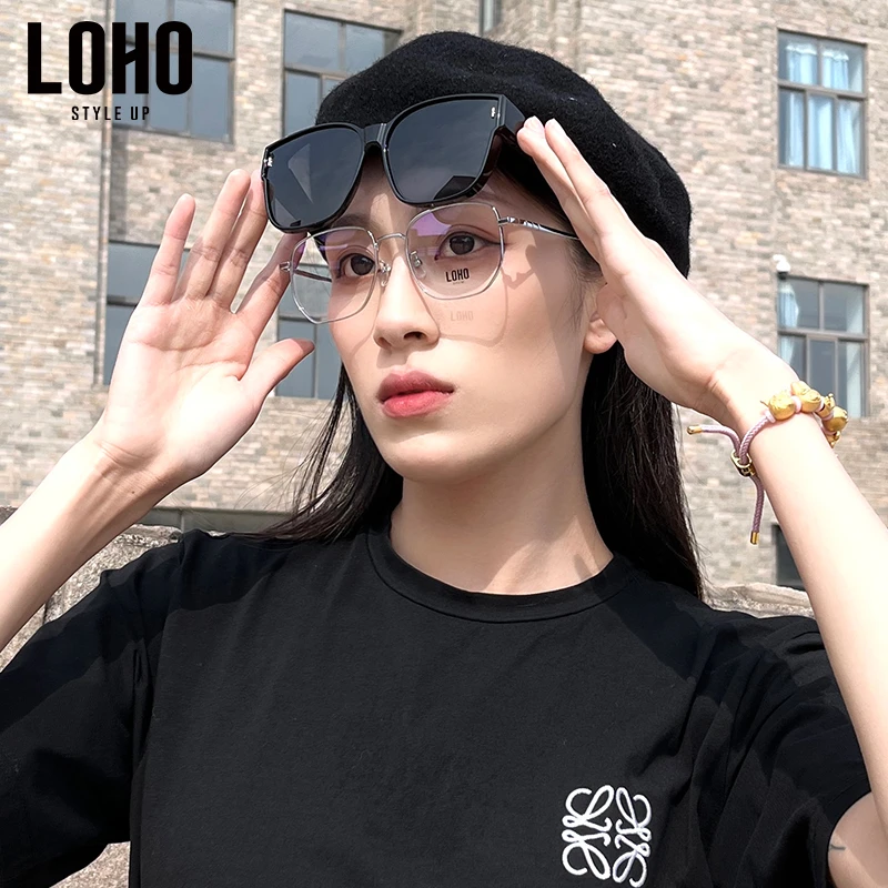 LOHO近视专用套镜墨镜偏光太阳镜开车男女款可套近视眼镜防晒套镜