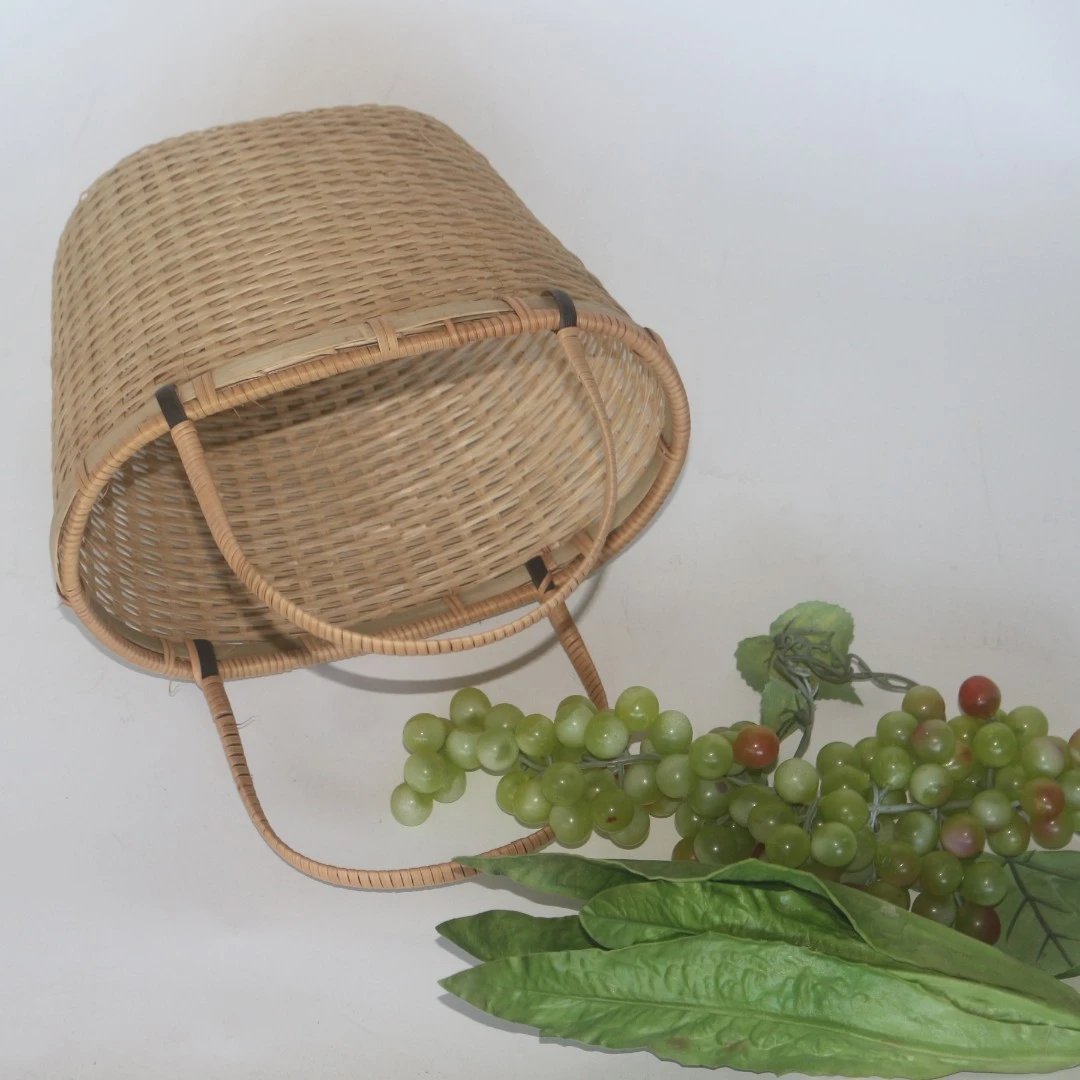 竹编包包竹编手提篮购物篮菜篮子