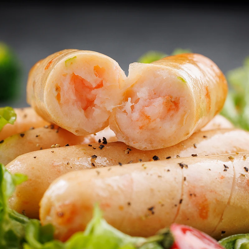 原海新港虾肉饱满 爆汁虾肠 250g/一盒  到手2盒