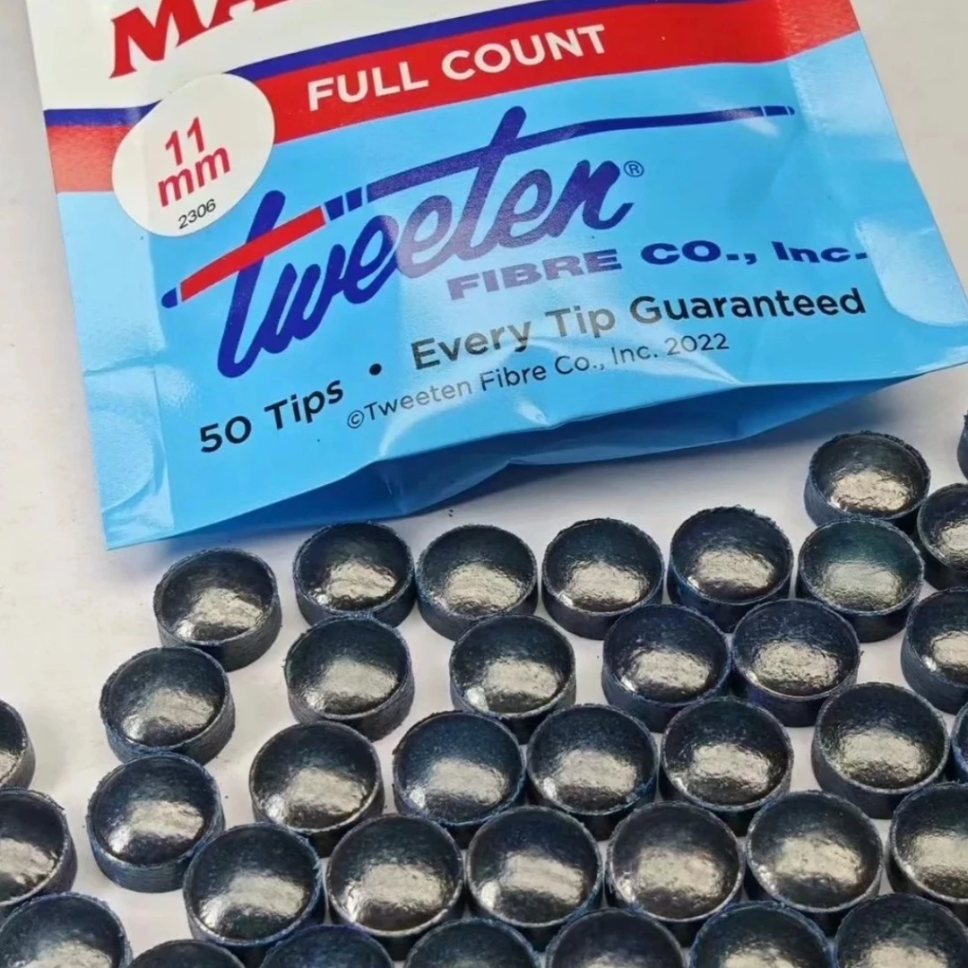 鹿头进口皮头小头杆ELK MASTER美国11.5mm黑八8单层台球散装皮头