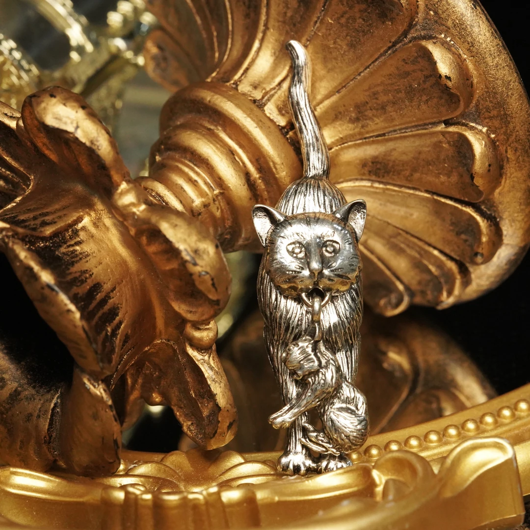 铜合金胸针 Lele 胸针 童趣小猫Vintage童趣系列动态珍藏款 3301