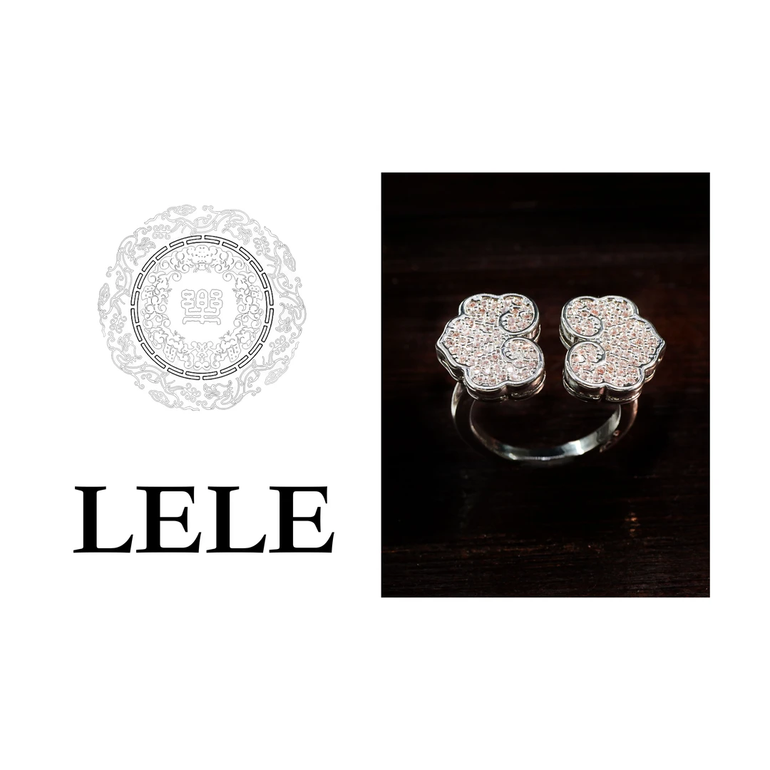 铜合金戒指 戒指 《吉祥如意》LeLe高定 · 摩登系列 5220